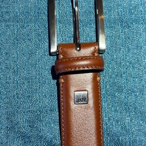 J&M Brown Leather Belt